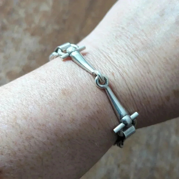 Equestrian Bracelet Sterling  Silver - Picture 3 of 9